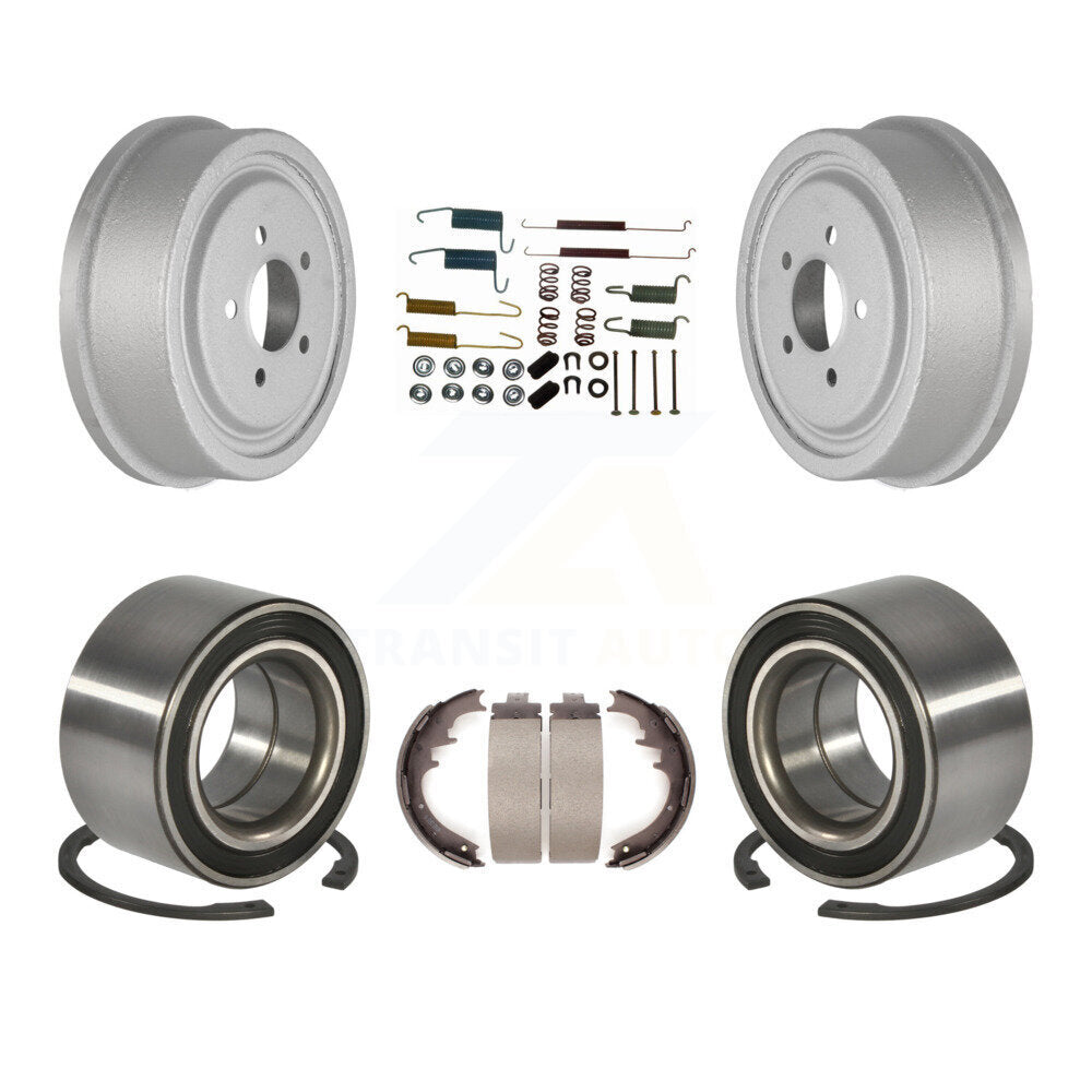 Coated Brake Drum Shoe Hardware & Bearing Rear Kit For 1998-2002 Ford Ranger EV