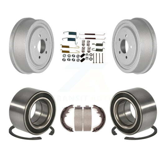 Coated Brake Drum Shoe Hardware & Bearing Rear Kit For 1998-2002 Ford Ranger EV