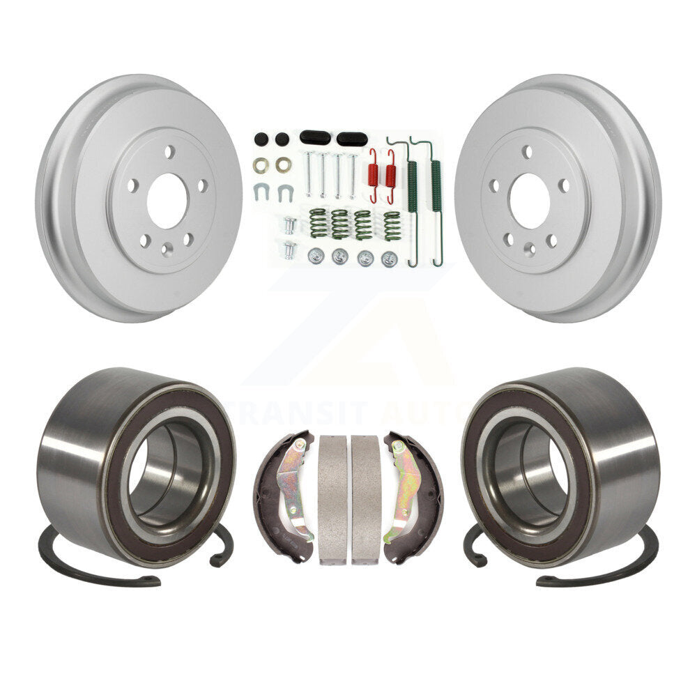 Coated Brake Drum Shoe Hardware And Wheel Bearing Rear Kit For Chevrolet Trax