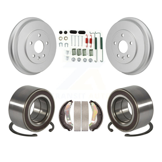 Coated Brake Drum Shoe Hardware And Wheel Bearing Rear Kit For Chevrolet Trax