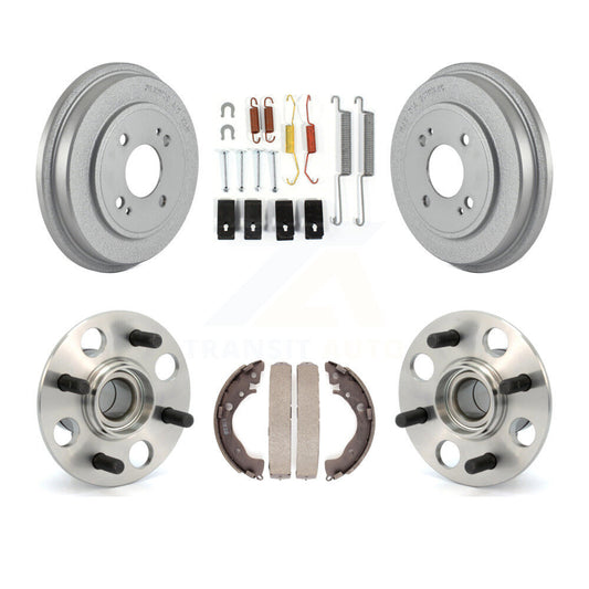 Coated Brake Drum Shoe Hardware And Hub Bearing Assembly Rear Kit For Honda Fit