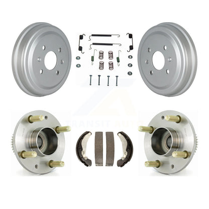Coated Brake Drum Shoe Hardware & Hub Bearing Rear Kit For Suzuki Swift+ Pontiac