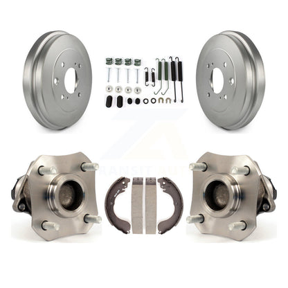 Coated Brake Drum Shoe Hardware And Wheel Hub Bearing Rear Kit For Nissan Versa