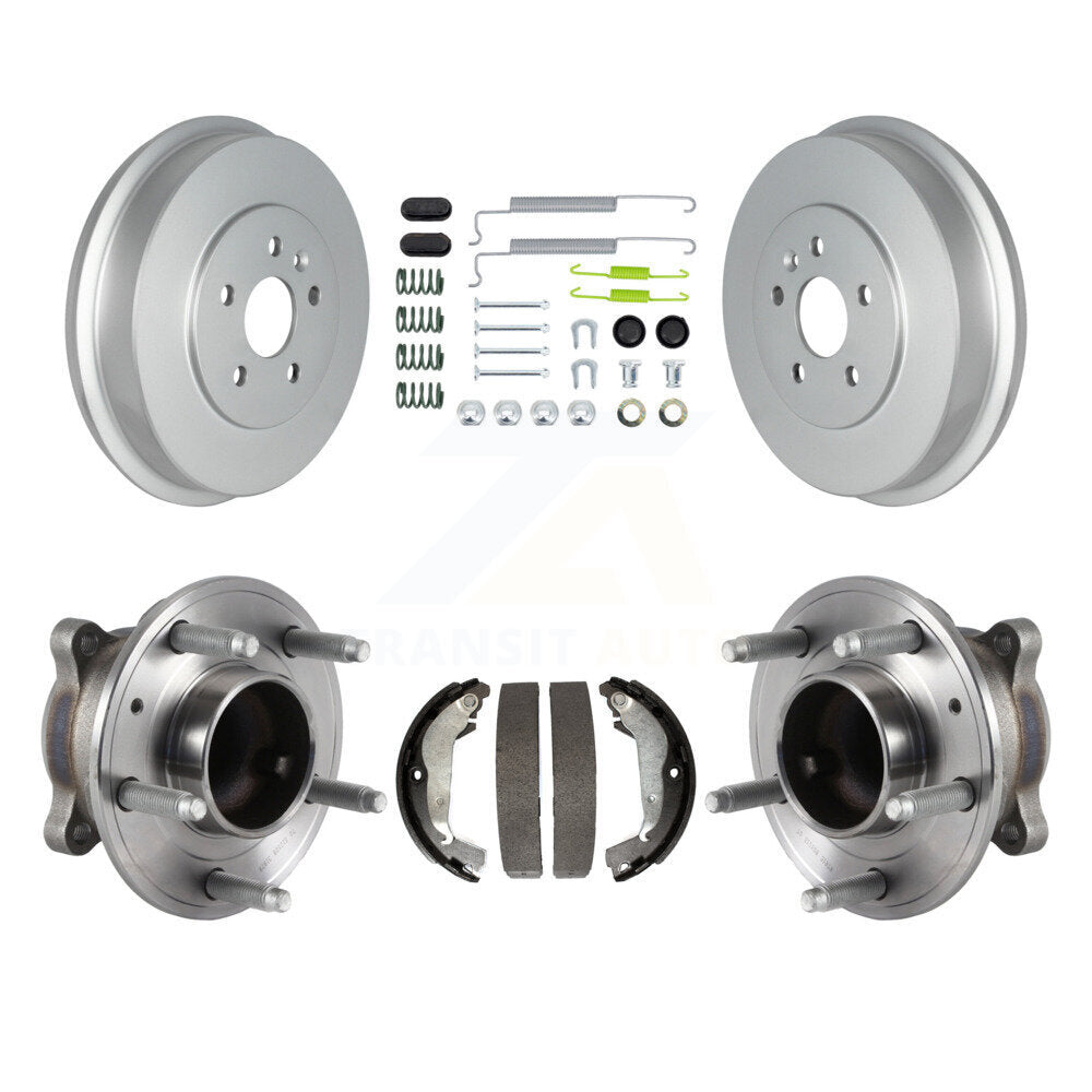 Coated Brake Drum Shoe Hardware And Hub Bearing Rear Kit For Chevrolet Cruze