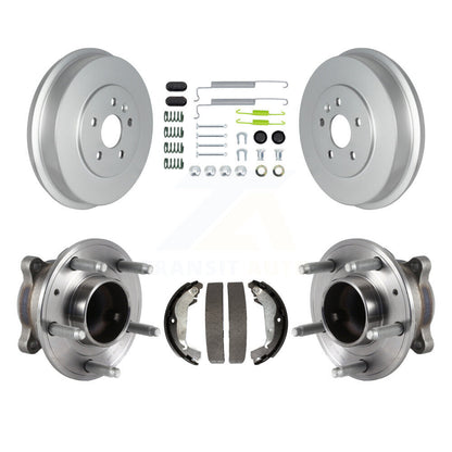Coated Brake Drum Shoe Hardware And Hub Bearing Rear Kit For Chevrolet Cruze