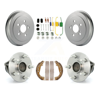Coated Brake Drum Shoe Hardware And Hub Bearing Rear Kit For 2008 Toyota Prius