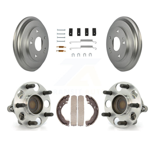 Coated Brake Drum Shoe Hardware And Wheel Hub Bearing Rear Kit For Honda Civic