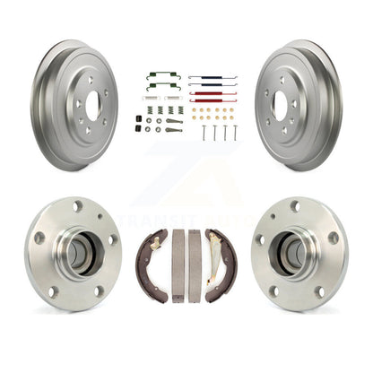 Coated Brake Drum Shoe Hardware And Hub Bearing Rear Kit For Volkswagen Jetta
