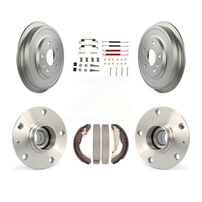 Coated Brake Drum Shoe Hardware And Hub Bearing Rear Kit For Volkswagen Jetta
