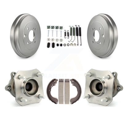 Coated Brake Drum Shoe Hardware And Wheel Hub Bearing Rear Kit For Nissan Sentra