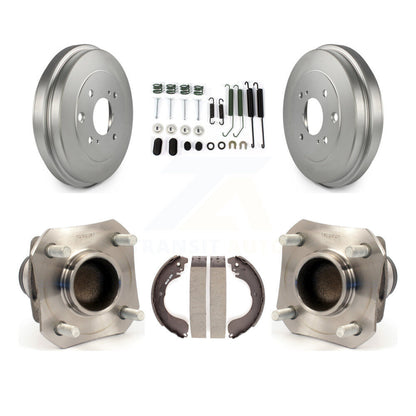 Coated Brake Drum Shoe Hardware And Wheel Hub Bearing Rear Kit For Nissan Versa