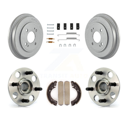 Coated Brake Drum Shoe Hardware And Wheel Hub Bearing Rear Kit For Honda Civic
