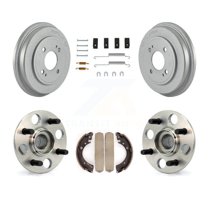 Coated Brake Drum Shoe Hardware And Wheel Hub Bearing Rear Kit For Honda Civic