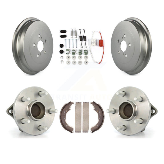 Coated Brake Drum Shoe Hardware And Hub Bearing Rear Kit For Toyota Corolla