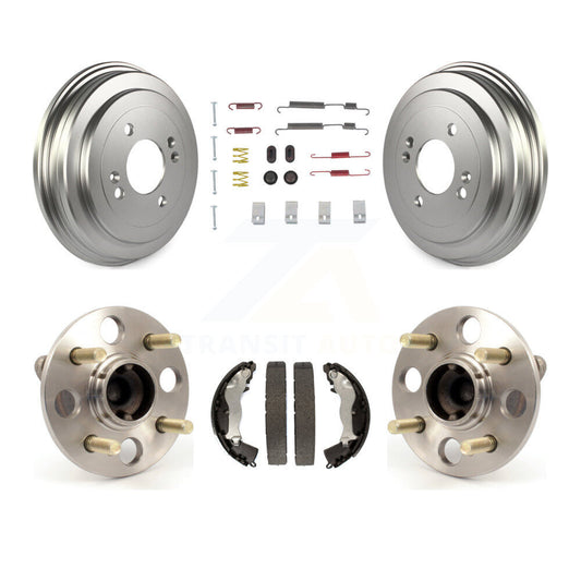Coated Brake Drum Shoe Hardware Hub Bearing Rear Kit For Hyundai Accent Kia Rio