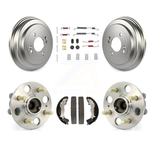 Coated Brake Drum Shoe Hardware Hub Bearing Rear Kit For Hyundai Accent Kia Rio