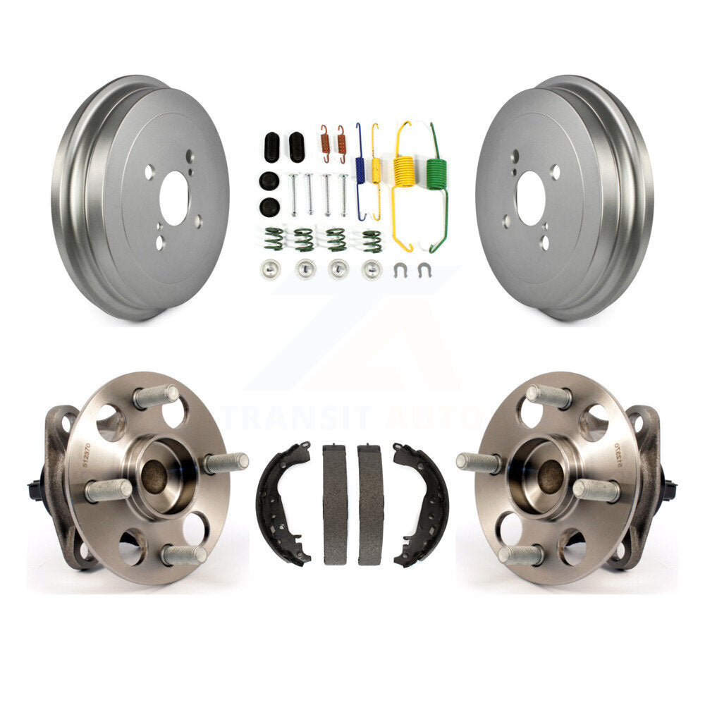 Coated Brake Drum Shoe Hardware And Wheel Hub Bearing Rear Kit For Toyota Yaris