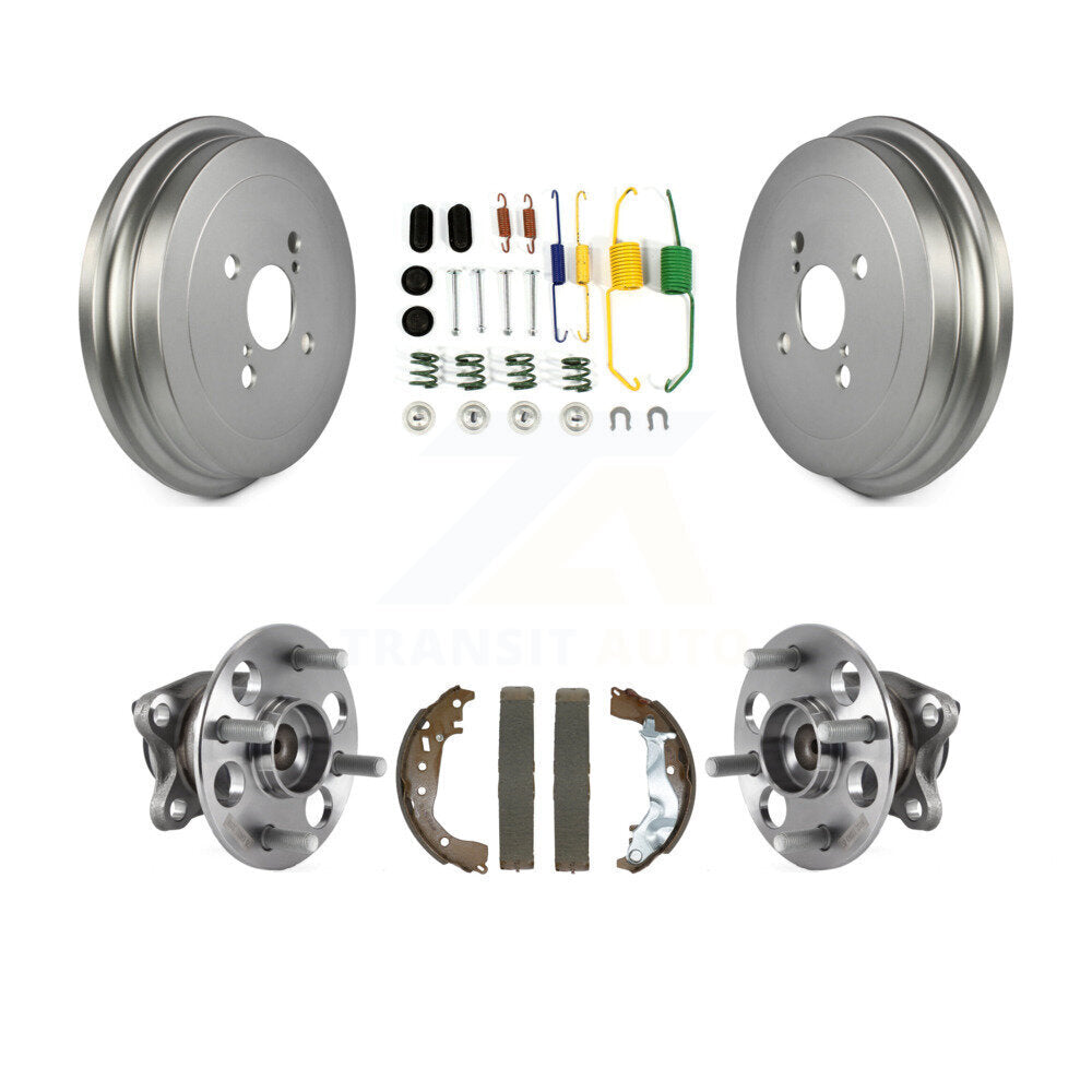 Coated Brake Drum Shoe Hardware And Wheel Hub Bearing Rear Kit For Toyota Yaris