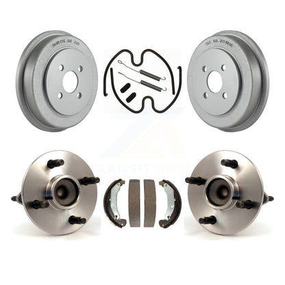 Coated Brake Drum Shoe Hardware Hub Bearing Rear Kit For Chevrolet Cobalt Saturn