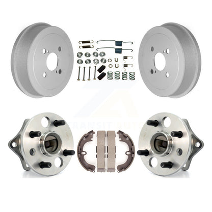 Coated Brake Drum Shoe Hardware & Hub Bearing Rear Kit For Toyota Corolla Prizm