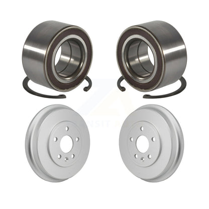 Coated Brakes Drum And Wheel Bearing Rear Kit For 2013-2022 Chevrolet Trax AWD