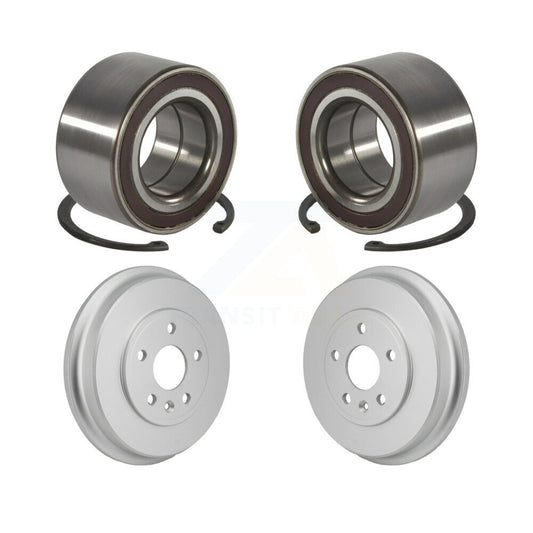 Coated Brakes Drum And Wheel Bearing Rear Kit For 2013-2022 Chevrolet Trax AWD