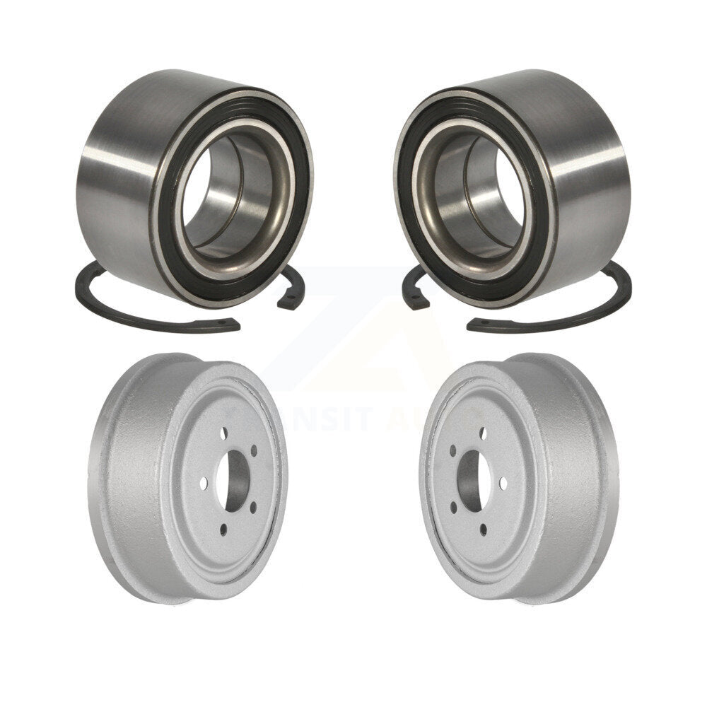 Coated Brakes Drum Bearing Rear Kit For 98-02 Ford Ranger With 10" Diameter