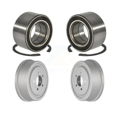 Coated Brakes Drum Bearing Rear Kit For 98-02 Ford Ranger With 10" Diameter