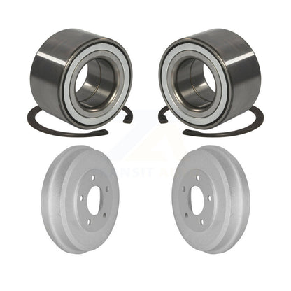 Coated Brakes Drum And Bearing Rear Kit For Ford Escape Mazda Tribute Mercury