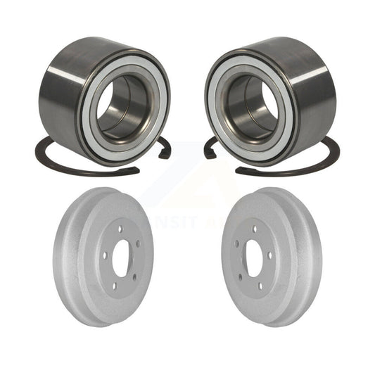 Coated Brakes Drum And Bearing Rear Kit For Ford Escape Mazda Tribute Mercury