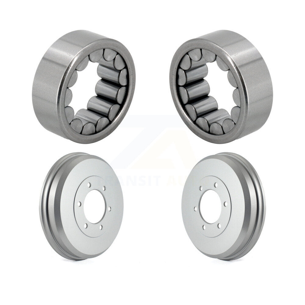 Coated Brakes Drum And Bearing Rear Kit For Chevrolet Colorado GMC Canyon Isuzu