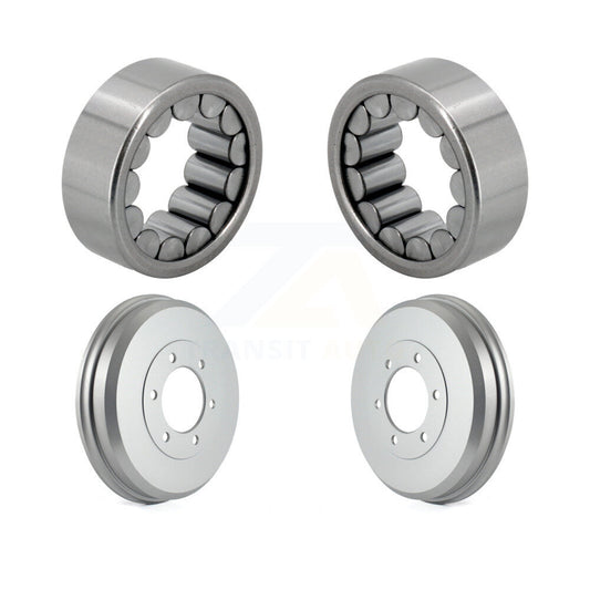 Coated Brakes Drum And Bearing Rear Kit For Chevrolet Colorado GMC Canyon Isuzu