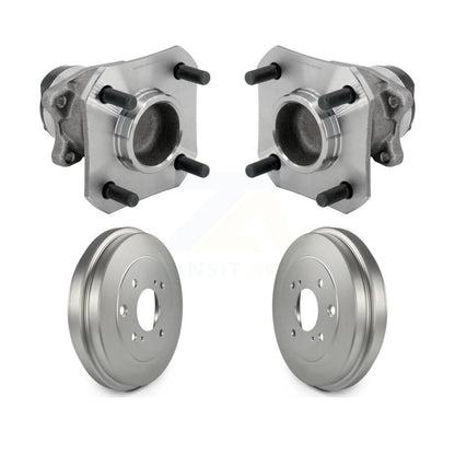 Coated Brakes Drum And Hub Bearing Assembly Rear Kit For 2009-2014 Nissan Cube