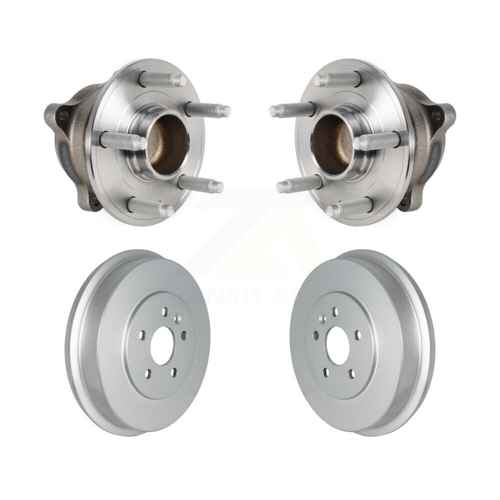 Coated Brakes Drum And Hub Bearing Assembly Rear Kit For 2016 Chevrolet Cruze