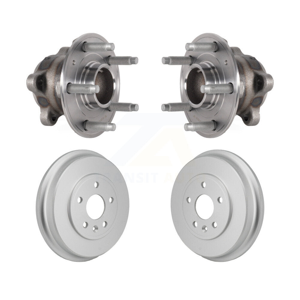Coated Brakes Drum And Hub Bearing Assembly Rear Kit For Chevrolet Trax Sonic