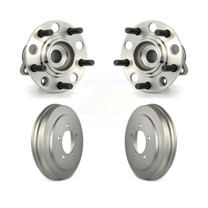 Coated Brakes Drum & Hub Bearing Rear Kit For Jeep Patriot Compass Dodge Caliber