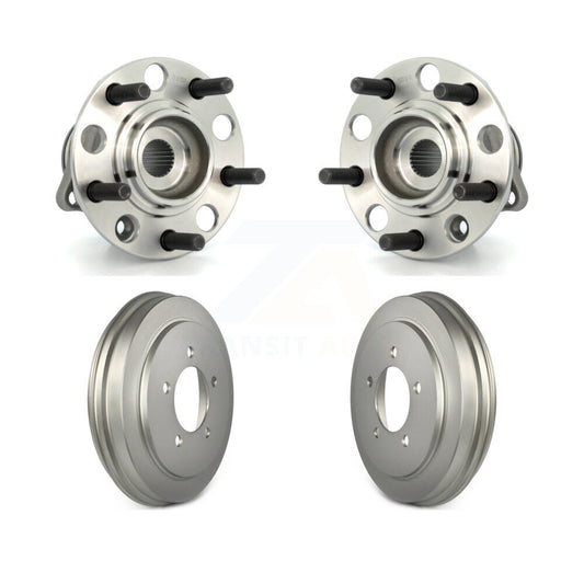 Coated Brakes Drum & Hub Bearing Rear Kit For Jeep Patriot Compass Dodge Caliber