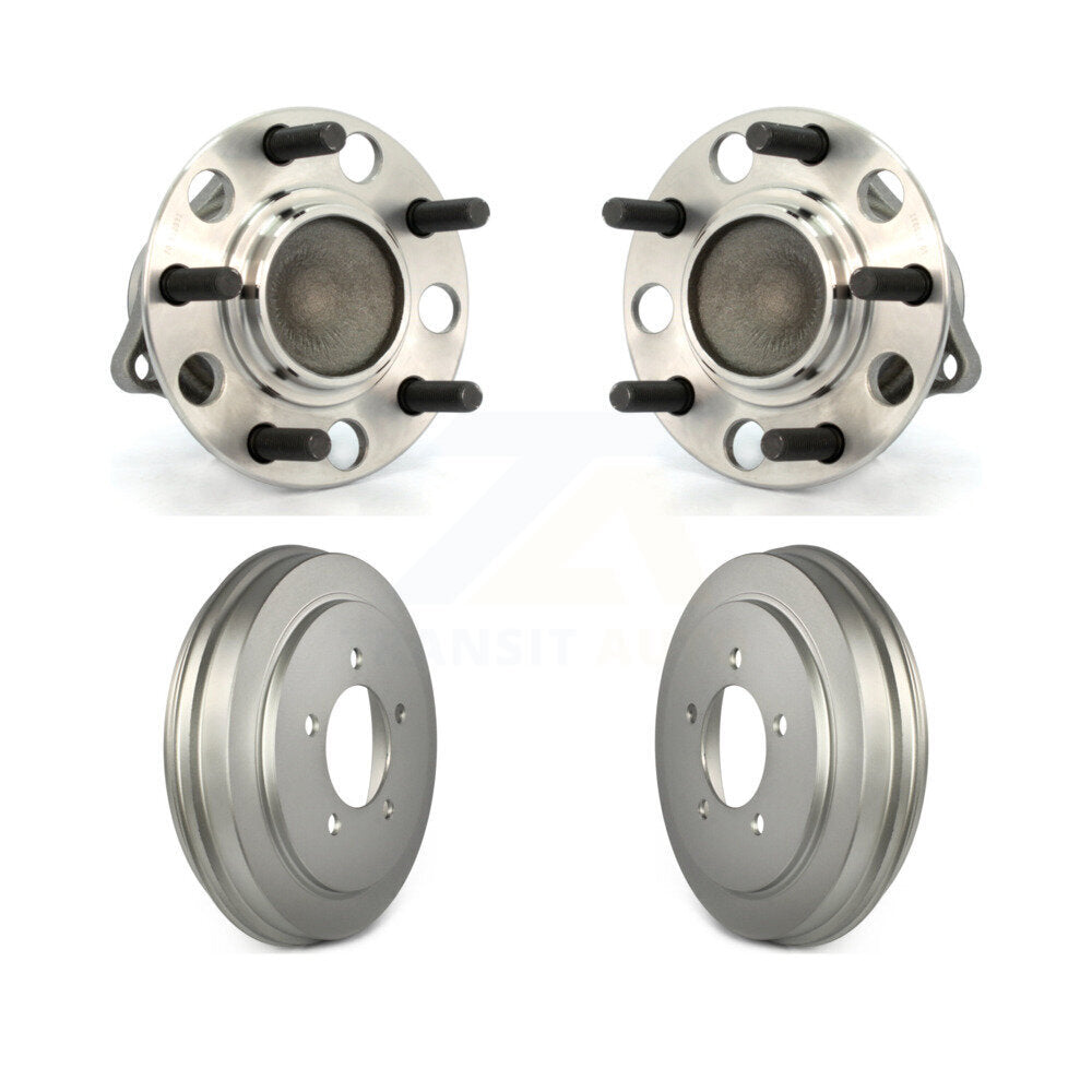Coated Brakes Drum & Hub Bearing Rear Kit For Jeep Patriot Compass Dodge Caliber