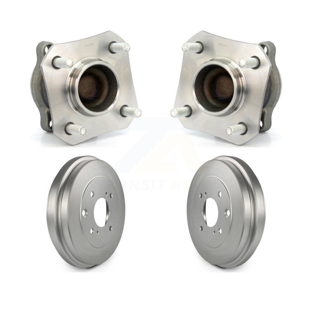Coated Brakes Drum And Wheel Hub Bearing Assembly Rear Kit For Nissan Sentra