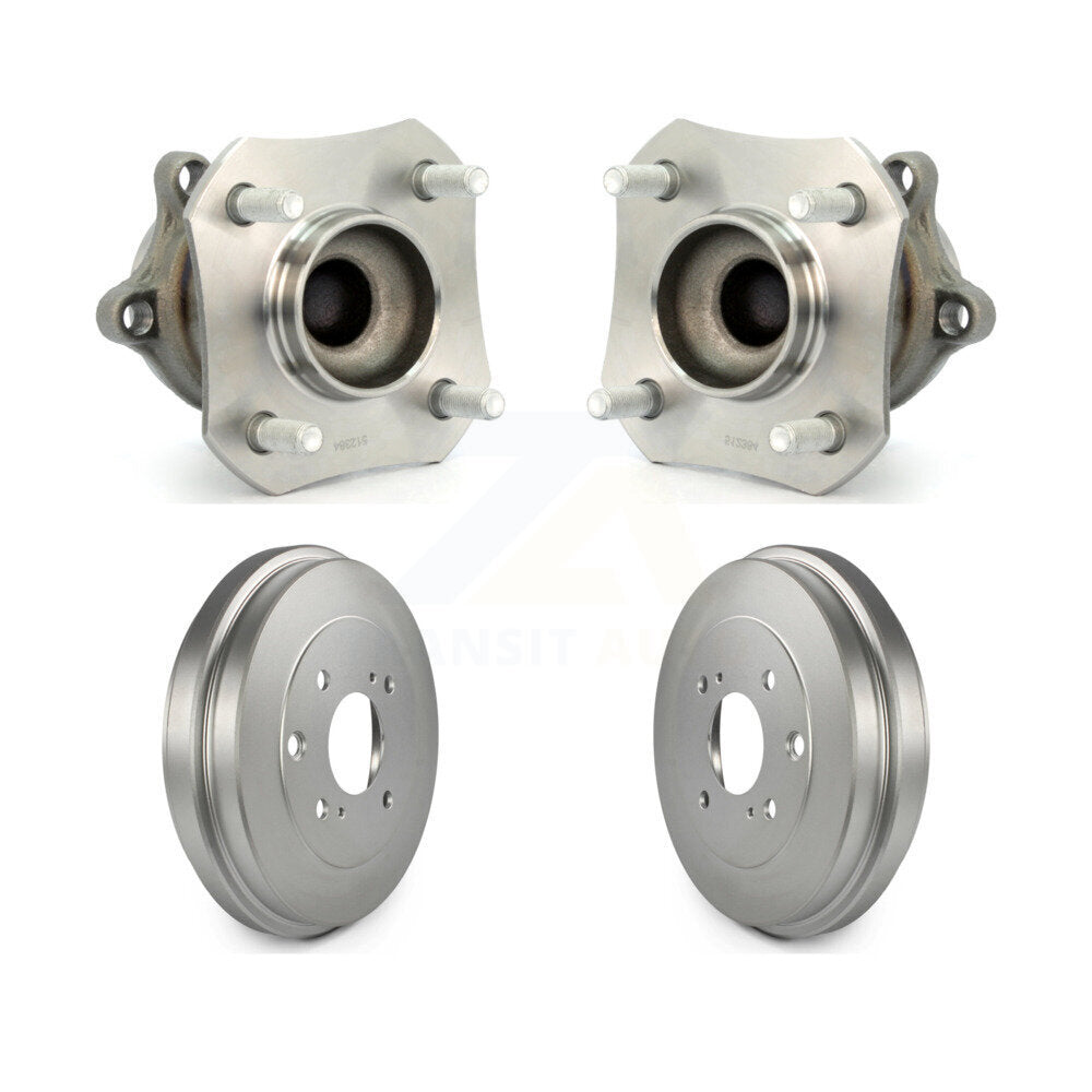 Coated Brakes Drum And Wheel Hub Bearing Assembly Rear Kit For Nissan Sentra