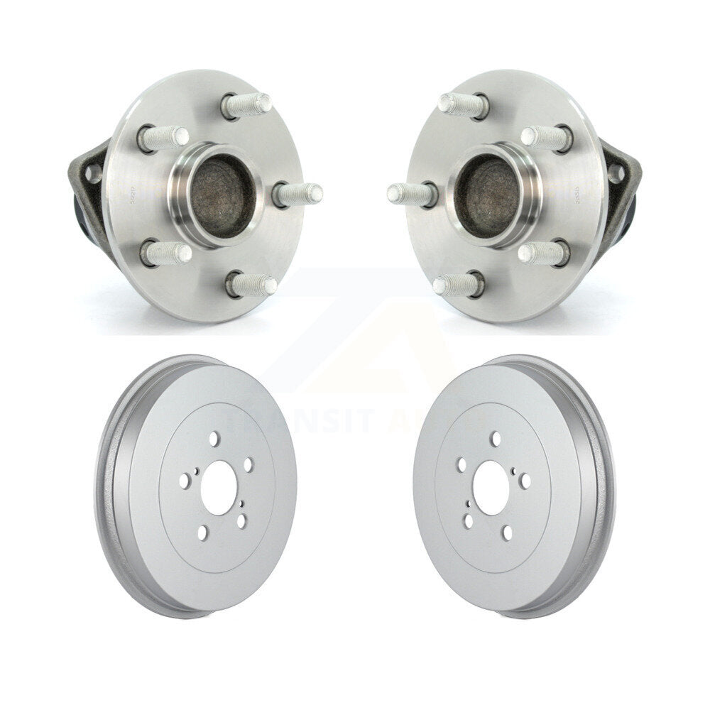 Coated Brakes Drum Hub Bearing Rear Kit For 2003-2008 Toyota Matrix Pontiac Vibe