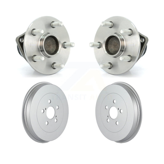 Coated Brakes Drum Hub Bearing Rear Kit For 2003-2008 Toyota Matrix Pontiac Vibe