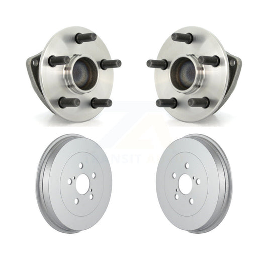 Coated Brakes Drum Hub Bearing Rear Kit For 2003-2008 Toyota Matrix Pontiac Vibe