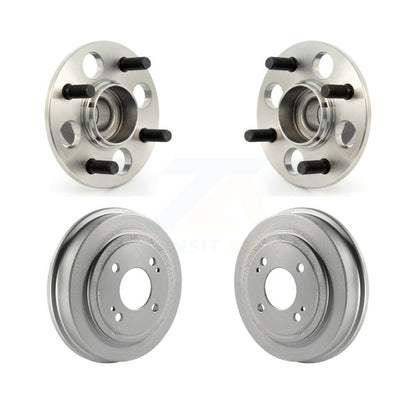 Coated Brakes Drum And Hub Bearing Assembly Rear Kit For Honda Civic Acura EL