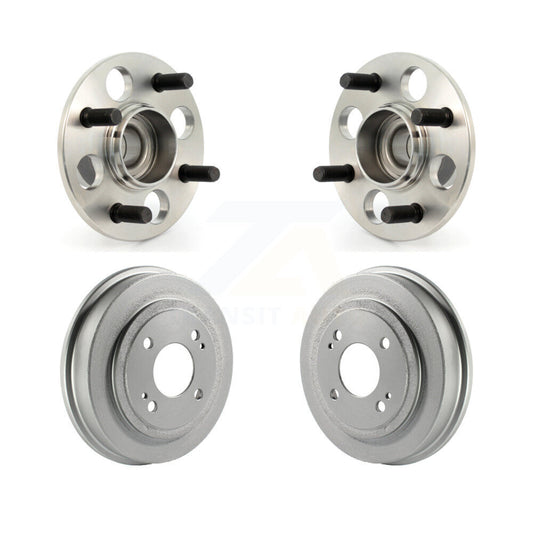 Coated Brakes Drum And Hub Bearing Assembly Rear Kit For Honda Civic Acura EL
