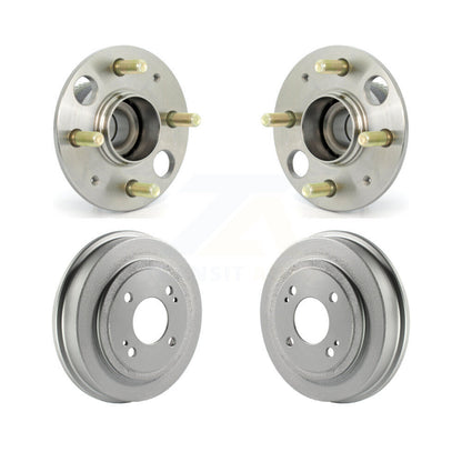 Coated Brakes Drum And Wheel Hub Bearing Assembly Rear Kit For Honda Civic