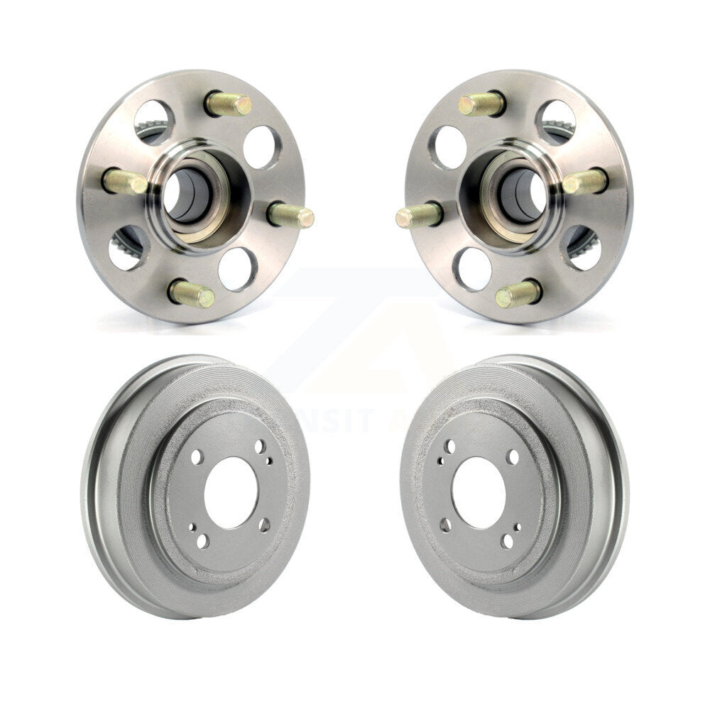 Coated Brakes Drum And Wheel Hub Bearing Assembly Rear Kit For Honda Civic