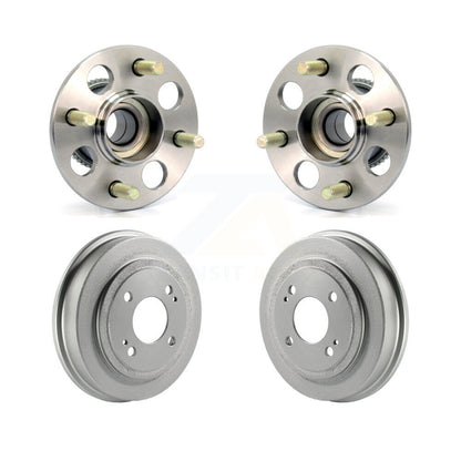 Coated Brakes Drum And Wheel Hub Bearing Assembly Rear Kit For Honda Civic