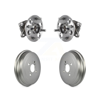 Coated Brakes Drum And Hub Bearing Assembly Rear Kit For 2015-2018 Toyota Yaris