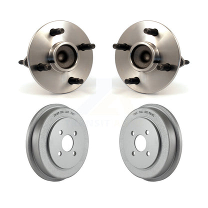 Coated Brakes Drum Hub Bearing Rear Kit For Chevrolet Cobalt Pontiac Saturn Ion